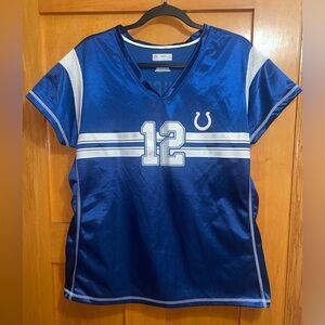 NFL Team Apparel Indianapolis Colts Luck #12 Women’s Blue White Jersey XL​​